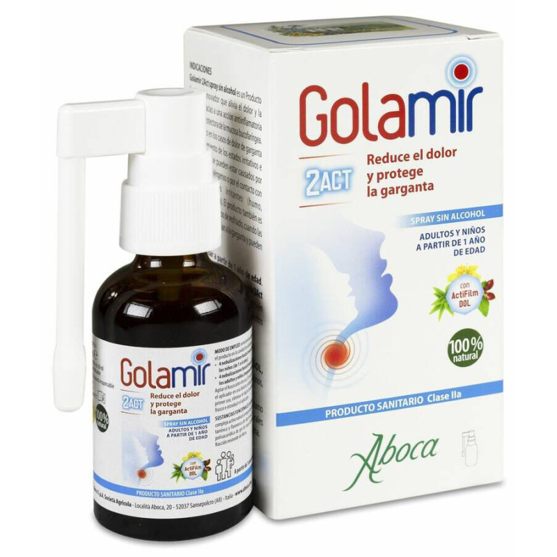 GOLAMIR 2ACT SPRAY SIN ALCOHOL 1 SPRAY 30 ML
