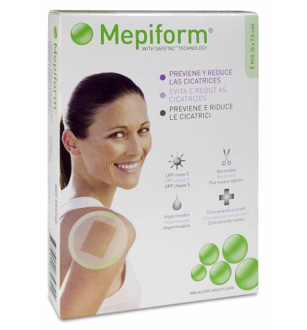 INTERAPOTHEK APOSITOS CICATR 75X10CM 5U