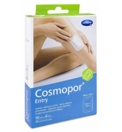 APOSITO ESTERIL COSMOPOR E 10 UNIDADES 10 X 6 CM