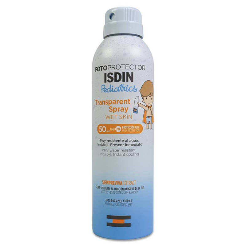 ISDIN FOTOPROTECTOR TRANSPARENT SPRAY WET SKIN SPF 50 1 ENVASE 250 ML