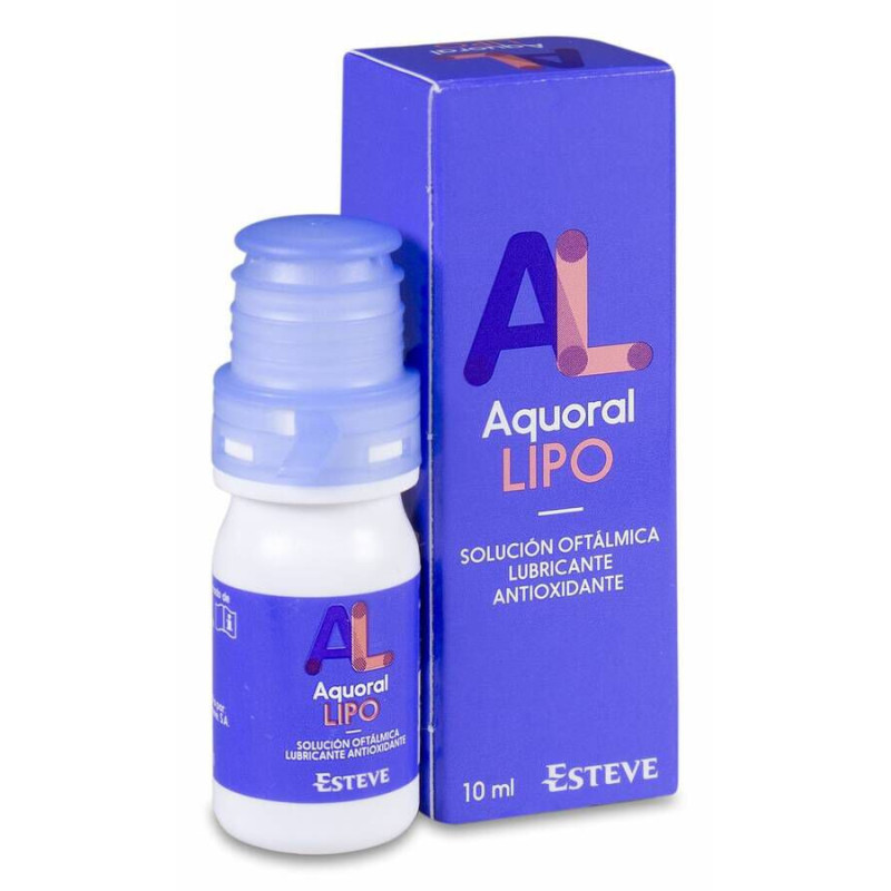 AQUORAL LIPO SOLUCION OFTALMICA LUBRICANTE ANTIOXIDANTE ESTERIL 1 FRASCO 10 ML