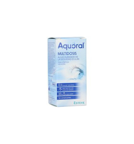 AQUORAL MULTIDOSIS GOTAS OFTALMICAS LUBRICANTES ESTERILES 1 ENVASE 10 ml