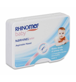 ASPIRADOR NASAL RHINOMER BABY 1 UNIDAD + 2 RECAMBIOS