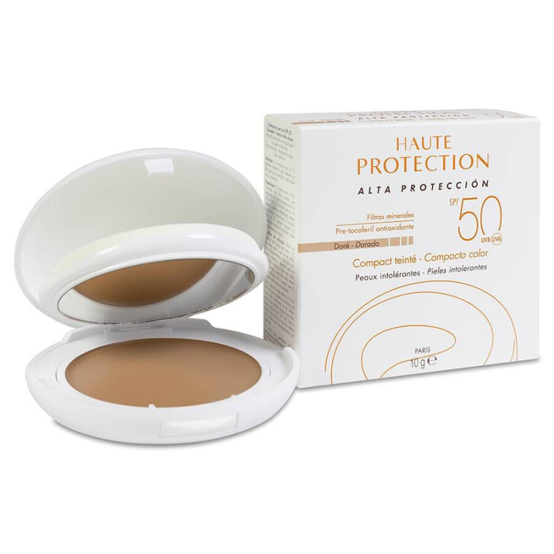 AVENE SPF 50 COMPACTO ALTA PROTECCION 1 ENVASE 10 G COLOR SABLE/ARENA