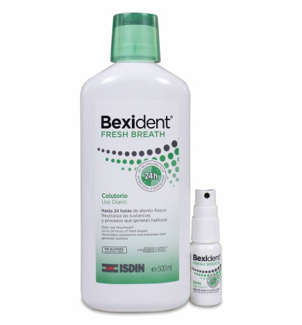 BEXIDENT PACK FRESH BREATH COLUTORIO 500 ML+SPRAY 15 ML