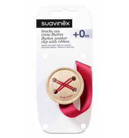 BROCHE CON CADENA SUAVINEX DECORADO