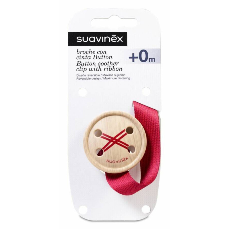 BROCHE CON CADENA SUAVINEX DECORADO