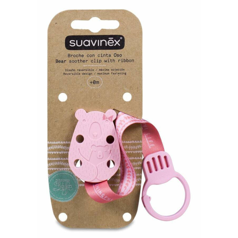 BROCHE DE PINZA SILICONA SUAVINEX BOLITA 1 UNIDAD