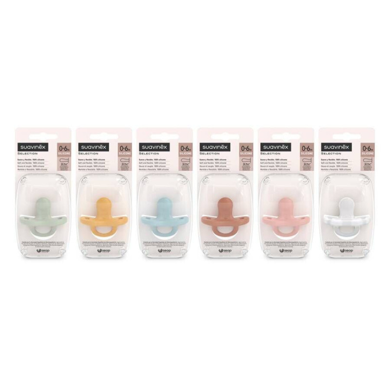CHUPETE SILICONA FISIOLOGICO SUAVINEX TODOSILICONA 0  6 MESES 1 UNIDAD