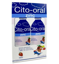 CITOORAL JUNIOR ZINC 2 BOTELLAS 500 ML SABOR FRESA