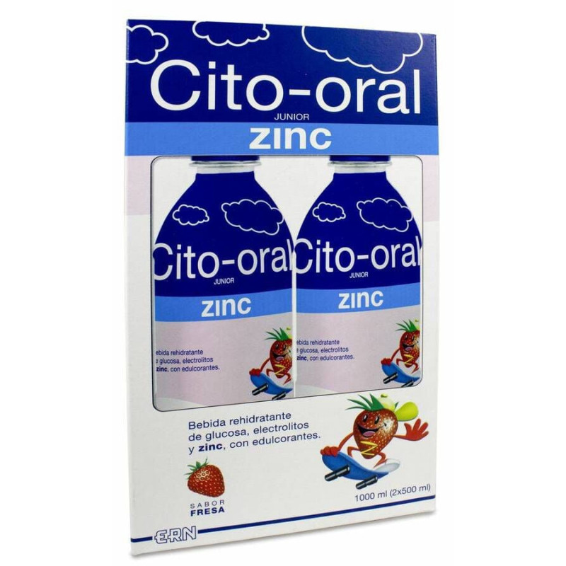 CITOORAL JUNIOR ZINC 2 BOTELLAS 500 ML SABOR FRESA