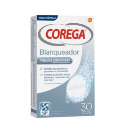 COREGA BLANQUEADOR LIMPIEZA PROTESIS DENTAL 30 TABLETAS