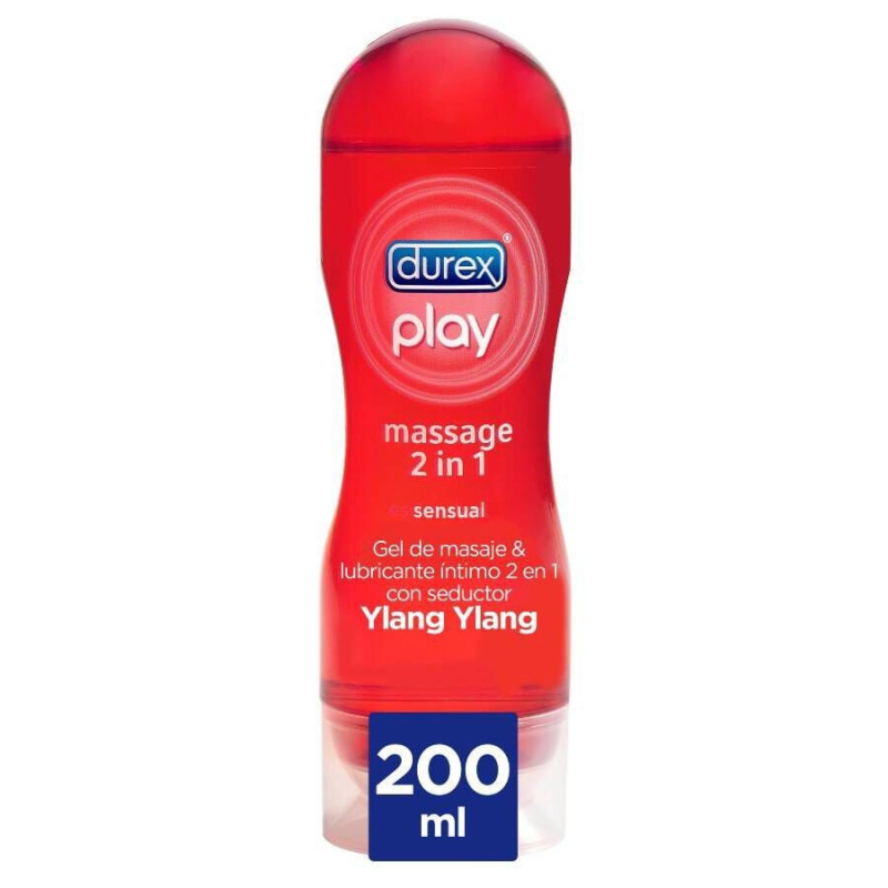 DUREX MASSAGE LUBRICANTE 2IN1 YLANG YLANG PLACER SENSUAL 1 ENVASE 200 ML