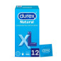 DUREX NATURAL XL PRESERVATIVOS 12 UNIDADES