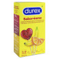 DUREX SABOREAME PRESERVATIVOS 12 UNIDADES