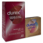 DUREX SENSITIVO CONTACTO TOTAL+ DUREX REAL FEEL PRESERVATIVOS 12 UNIDADES + 3 UNIDADES PROMOCION