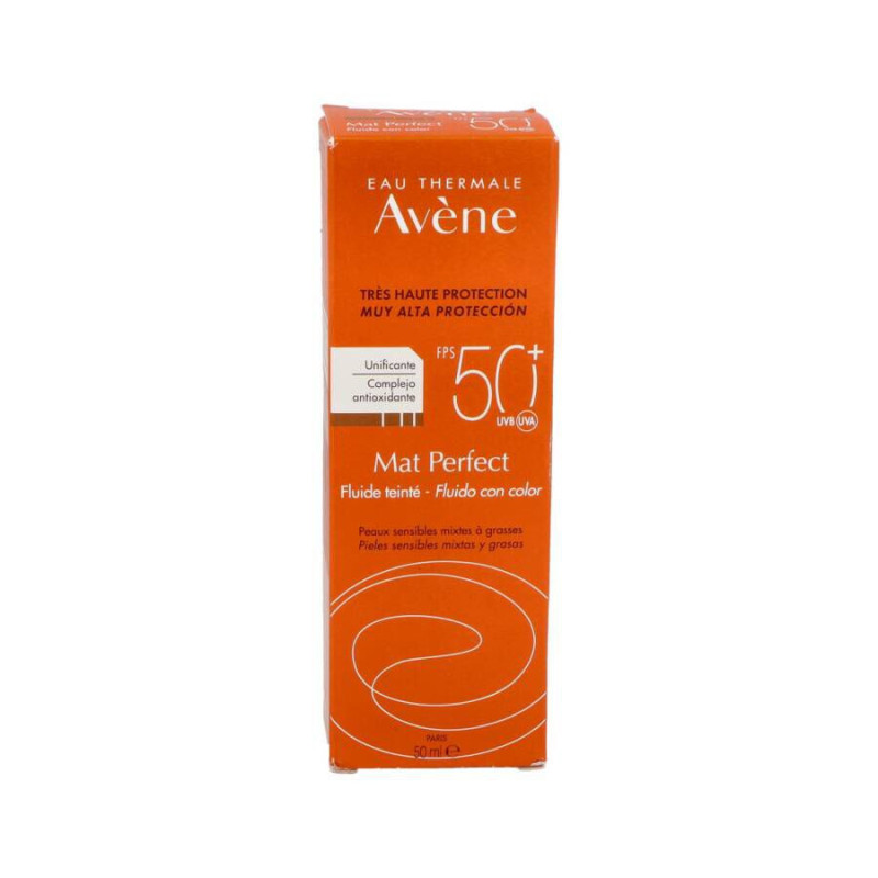 EAU THERMALE AVENE MUY ALTA PROTECCION ULTRA FLUID MAT PERFECT FPS 50+ 1 ENVASE 50 ML