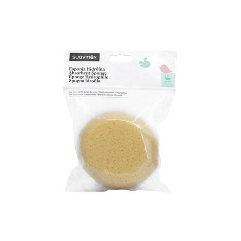 ESPONJA BAÑO INFANTIL SUAVINEX HIDROFILA 1 UNIDAD