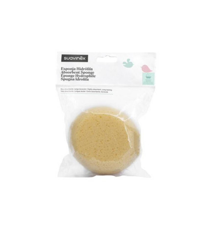 ESPONJA BAÑO INFANTIL SUAVINEX HIDROFILA 1 UNIDAD