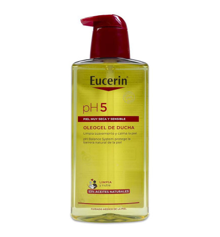 EUCERIN OLEOGEL DE DUCHA PIEL MUY SECA Y SENSIBLE PH5 1 ENVASE 400 ML