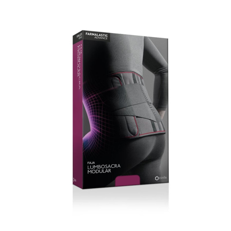 FAJA LUMBOSACRA MODULAR FARMALASTIC 1 UNIDAD TALLA UNICA