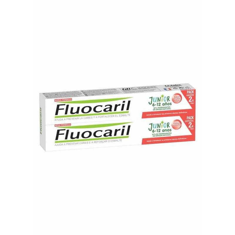 FLUOCARIL JUNIOR 2 TUBOS 75 ML SABOR FRUTOS ROJOS