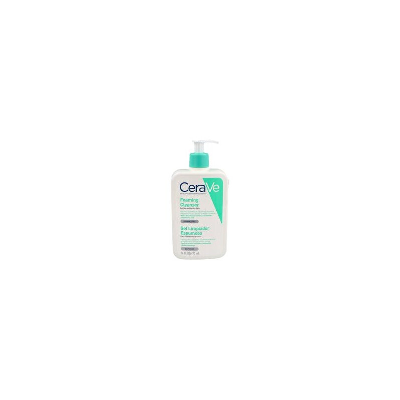 GEL LIMPIADOR ESPUMOSO CERAVE 1 ENVASE 473 ML