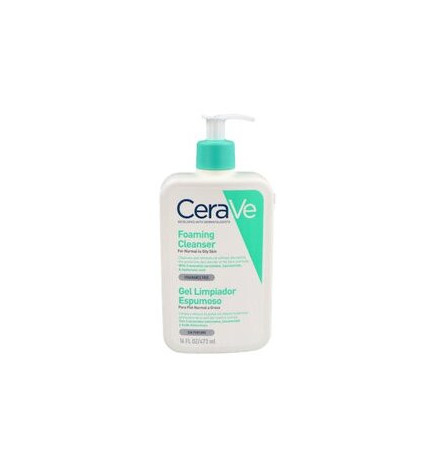 GEL LIMPIADOR ESPUMOSO CERAVE 1 ENVASE 473 ML