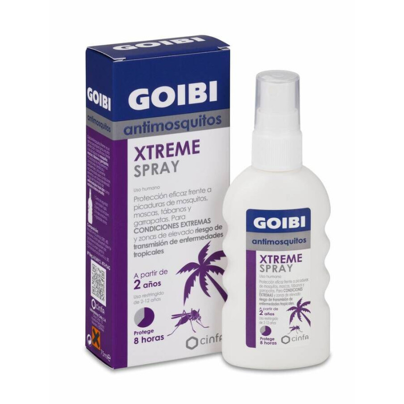 GOIBI XTREME FORTE REPELENTE DE INSECTOS 1 SPRAY 75 ML